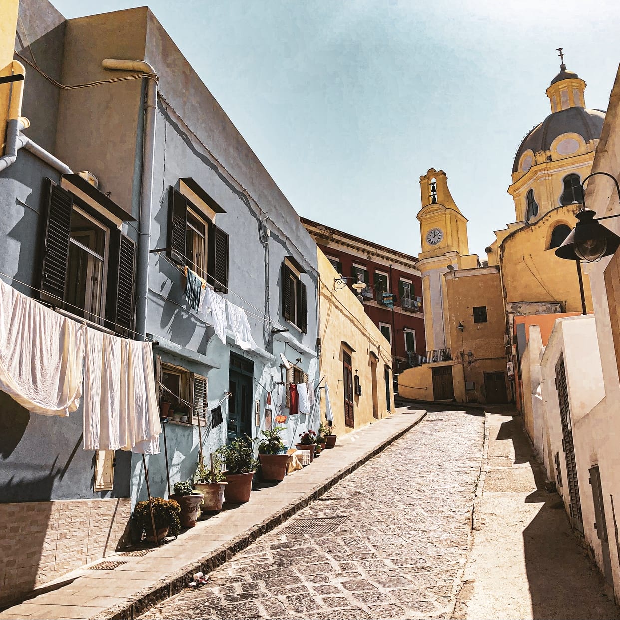 Wandering around the alleys of Marina Corricella; an island escape Naples to Procida island